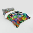 thumbnail image 3 of Ambesonne African Bedding Set 3 Pcs, Leopard Wild Animals, Twin XL, Multicolor, 3 of 3