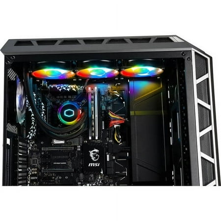 Cooler Master - MasterLiquid ML360R RGB 360mm Radiator CPU Liquid Cooling System with RGB Lighting - Black