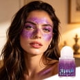 thumbnail image 4 of QunYou Roll-On Glitter Gel Eyeshadow, Multi-Use Makeup for Eyes, Face & Body, Ideal for Stage & Party Looks, 20g, 4 of 6