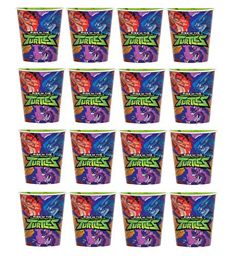 Neon 6 Zootopia Stickers Birthday Sipper Cups with lids Party Favor Cups
