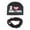 Black, variant on Eleanos 2Pcs Kids Toddler Baby Cotton Caps I Love Mama&Papa Print Beanie Hats Scarf Neck Warmer Sets