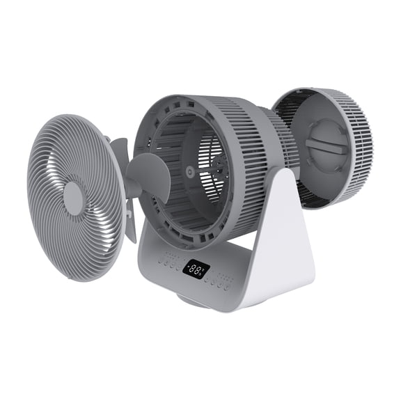 Ventilador de Piso Inteligente Control Remoto 2 en 1 Silencioso