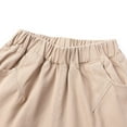 thumbnail image 4 of Clearance! lulshou Girls Shorts Toddler Kids Boys Girls Fashion Cute Solid Color Soft Pants Outdoors Home Wear Shorts Khaki, 4 of 8
