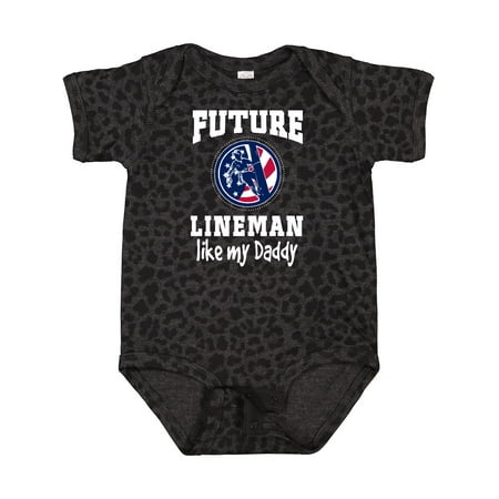 

Inktastic Future Lineman Like Daddy Gift Baby Boy Bodysuit
