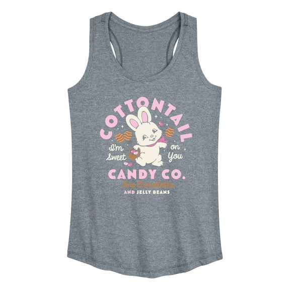 Instant Message - Cottontail Candy Company - Women's Racerback Tank Top
