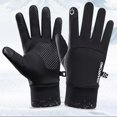 thumbnail image 2 of Invierno Montar Calidez Prensa Pantalla Al Aire Libre Impermeable Algodón Negro L Afortunado Sencillez, 2 of 5