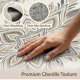 thumbnail image 6 of ODIKA 9'x12' Washable Area Rug Low Pile, Flatwoven, Beige Boho Asymmetrical Washes Understated An Under Dining Table for Great Room, Indoor Concept, Large Living, 6 of 7