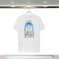 thumbnail image 1 of Casablanca 23 Primavera y novedad de verano estilo Fantasy Gate Starry Sky Castle casa letra logo camiseta de manga corta para parejas8211 blanco, 1 of 4