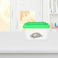thumbnail image 4 of NICEXMAS 2Pcs Portable Reptile Travel Case Light Green Plastic Pet Transport Box, 4 of 8