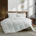 thumbnail image 2 of Peace Nest Lightweight Down Alternative Comforter Duvet Insert with Soft Microfiber Shell Queen - Navy, 2 of 10