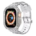 thumbnail image 1 of Correa Extensible De Silicona + Case Transparente Unisex M / L 41 / 44 / 45 / 49 mm Para Apple Watch Ultra Compatible Con Serie 8 / 7 / 6 / 5 / 4 / 3 / SE, 1 of 4