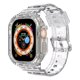 thumbnail image 1 of Correa Extensible De Silicona + Case Transparente Unisex M / L 41 / 44 / 45 / 49 mm Para Apple Watch Ultra Compatible Con Serie 8 / 7 / 6 / 5 / 4 / 3 / SE, 1 of 4