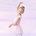 thumbnail image 3 of SDNall Ballet Leotards for Girls Children'S Dance Leotard Clothes Summer Flying Sleeve Training Clothes Toddler Dance Outfits Age:6-7 Years, 3 of 9