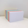 thumbnail image 2 of Shisuyan 300pcs Lined Index Cards Notepads Ruled Flashcards Colorful Note Cards Blank Notepaper Memo Paper For Studying Office School Supplies Note Taking, 2 of 8