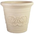 thumbnail image 1 of Sunnydaze Jardinière d'Extérieur à Double Paroi Résistante aux Intempéries en Forme d'Arabelle - 19,5 Pouces - Fini Blanc Antique, 1 of 10