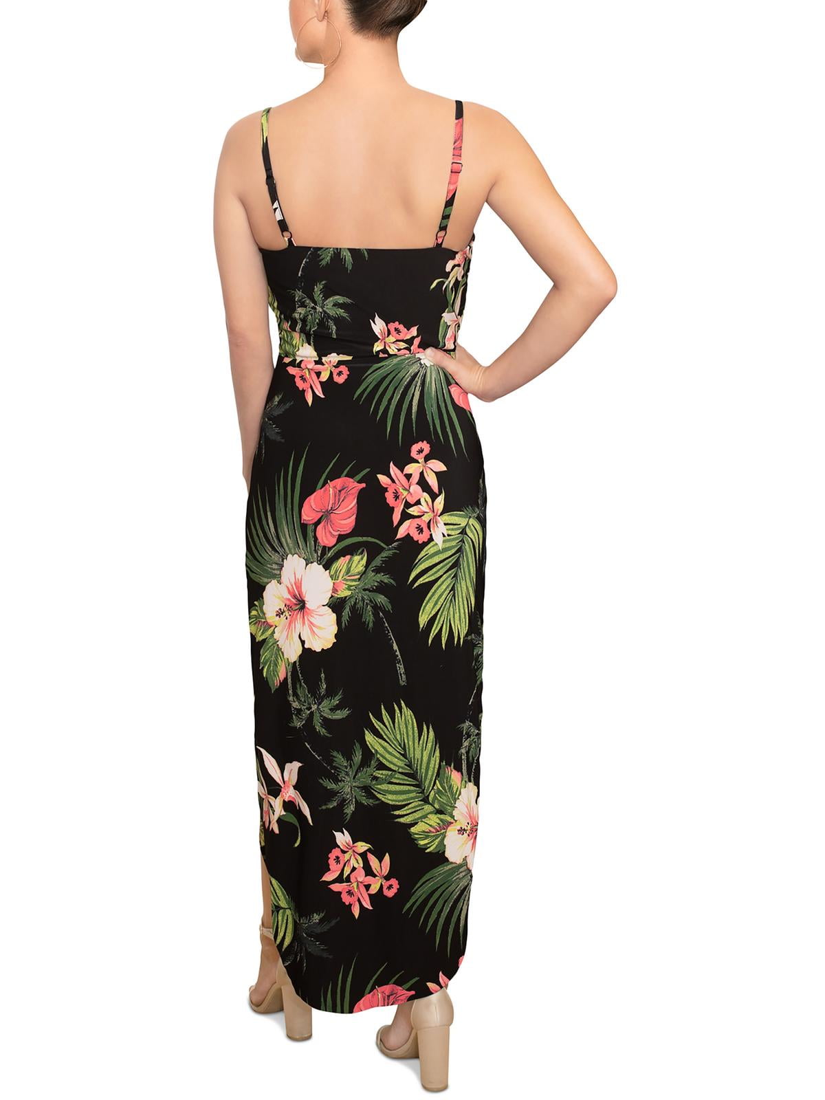 black floral dress macys Dazzling Black V-Neck One Shoulder Long Sleeves Prom Dresses Gem Beads With Zipper Lace-Up Back