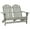 Gray, variant on vidaXL 2-Seater Patio Adirondack Chair Solid Wood Fir Blue