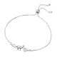 thumbnail image 1 of Pulsera de plata del gato y del encanto que abraza la pulsera brillante del gato del animal doméstico de la pulsera del cordón del diseño de la pulsera, 1 of 8