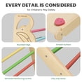 thumbnail image 6 of BlueWood Pikler Triangle Set Indoor Playground for Kids Complete with Pads 4-Piece, 6 of 9