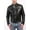 Black, variant on Men’s black biker jacket with zipper pockets