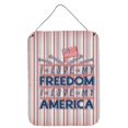 thumbnail image 1 of "Treasures Freedom I Love America Impresión de metal, 16 H x 12 W, multicolor" Caroline's Treasures BB5444DS1216, 1 of 1