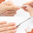 thumbnail image 5 of Stainless Steel Cuticle Pusher - Metal Cuticle Cutter & Scraper - Gel Polish Remover Tool for Acrylic Nails - Fingernails and Toenails Manicure Kit Combo 1 Big + 1 Small, 5 of 5