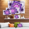 thumbnail image 3 of Strange Flower with Wavy Curves - Floral Canvas Art Print, 3 of 4