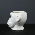 thumbnail image 2 of Forma De Cara De Animal, Maceta De Cerámica Irregular Para Jardín, Escultura, Adornos Artesanales, Maceta Para Decoración Del Hogar matsuzay HA041308-03, 2 of 6