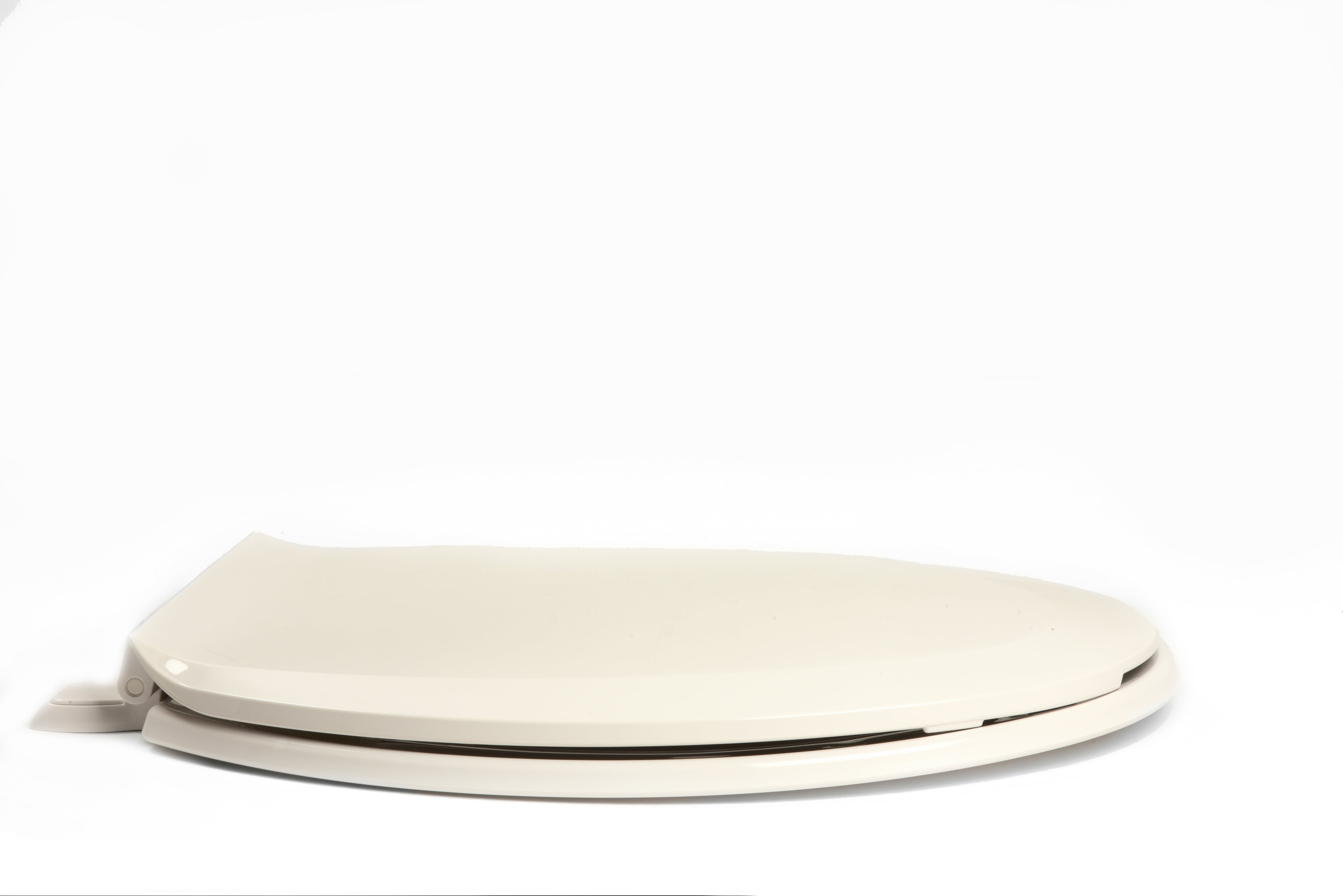 Centoco 1600-416 Elongated Plastic Toilet Seat, Standard Model, Light Weight Residential, Biscuit