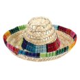 thumbnail image 2 of 20pcs Natural Straw Mexican Hat Mini Sombrero Baby Shower Birthday Party Decoration Tabletop Party Banmo, 2 of 5