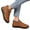 Brown, variant on Womens Winter Boots Plush Warm Stitching Low Top Ankle Booties Lightweight Outdoor Slip on Walking Shoes