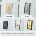 thumbnail image 5 of Franklin Brass W35068-VBC-C Classic Beaded Quad Toggle Switch Wall Plate, Switch Plate & Cover - Bronze with Copper Highlights, 5 of 9