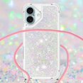 thumbnail image 3 of Funda FOXDOCK para iPhone 16 con Cuerda Ajustable, Brillo Líquido, Protección Antigolpes y Lente – Ideal para Regalo, 3 of 6