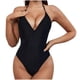 thumbnail image 2 of Traje de baño para mujer, bikini ajustado de color liso para mujer, trajes de baño para mujer, conjuntos de bikini para mujer, trajes de baño bikini para mujer, 2 of 9