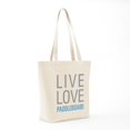 thumbnail image 7 of CafePress - Live Love Paddleboard Tote Bag - Unisex Canvas Tote Bag, Beige, 1-Piece, 7 of 7