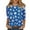 Blue, variant on Christmas Shirts for Women Crewneck Shirts for Women 3/4 Sleeve Xmas Tree Snowflake Print Graphic Shirts Dressy Casual Blouse Y2k Tops Elbow Sleeve Tops Tees & Blouses