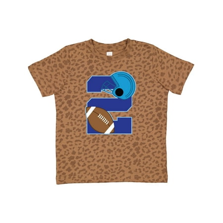 

Inktastic Football Birthday Party 2nd Bday Boys Gift Toddler Boy Girl T-Shirt