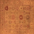thumbnail image 1 of Ahgly Company Indoor Square Oriental Orange Industrial Area Rugs, 8' Square, 1 of 4