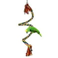thumbnail image 2 of Perchas de cuerda para pájaros, juguetes para loros, cuerda elástica para pájaros de 1 m, 2 of 8