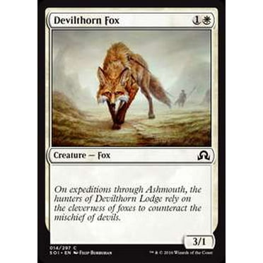 MtG Shadows Over Innistrad Common Devilthorn Fox (Foil) #14
