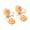glow oran flame, variant on Pack of 2 Decorative Polyester Curtain Holdbacks with Flower Theme Drapery Tie Polyester Texture for Living Room