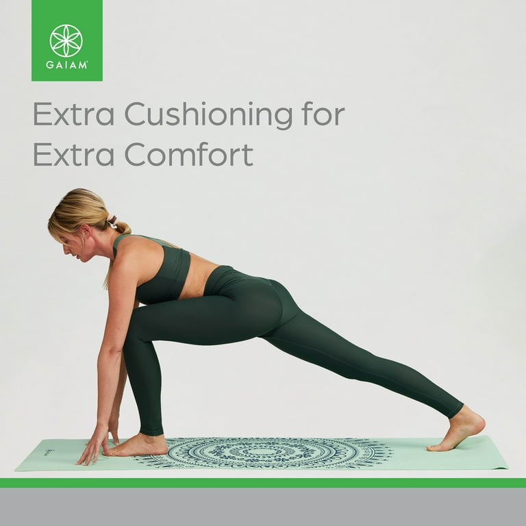 Gaiam Mint Marrakesh Yoga Mat, Non-Slip, 5mm, 1 Mat - Walmart.com