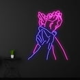 thumbnail image 3 of Handmadetneonsign Custom Hands Neon Sign, Hand Holding Hand Led Sign, Crossed Hands Led Light, 3 of 5