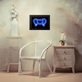 thumbnail image 4 of Carr, Hailey 18x13 Black Modern Framed Museum Art Print Titled - Neon Heart Wings BB, 4 of 5