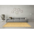 thumbnail image 3 of Ahgly Company Indoor Rectangle Solid Brown Modern Area Rugs, 7' x 10', 3 of 4