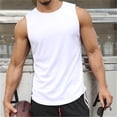 thumbnail image 3 of uikmnh Fall Sweater Men's Workout Tank Tops Mesh Gym Sleeveless Dryss Fit Bodybuilding Shirts Fitness Athletic Muscle, 3 of 4