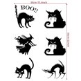 thumbnail image 2 of PVC Witch Cat Spooky Window Wall Stickers Halloween Decor, 2 of 3