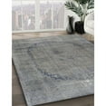 thumbnail image 2 of Ahgly Company Indoor Round Contemporary Silver Gray Abstract Area Rugs, 5' Round, 2 of 6