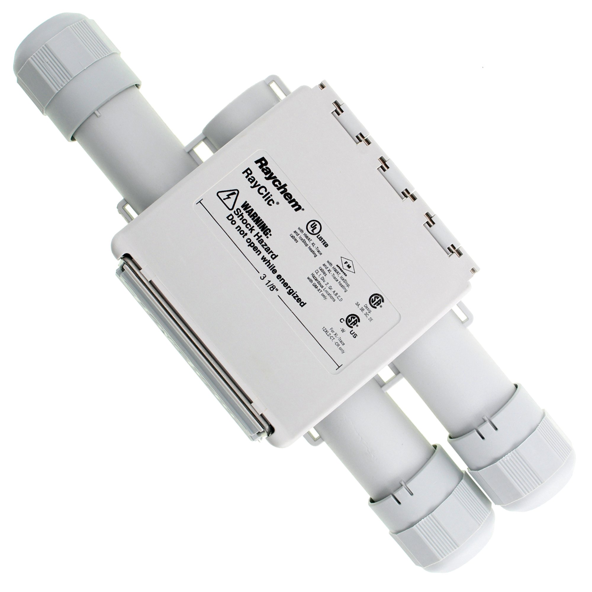 Raychem RAYCLIC-T Heating Cable Powered Tee and End Seal Connection Kit -  Walmart.com