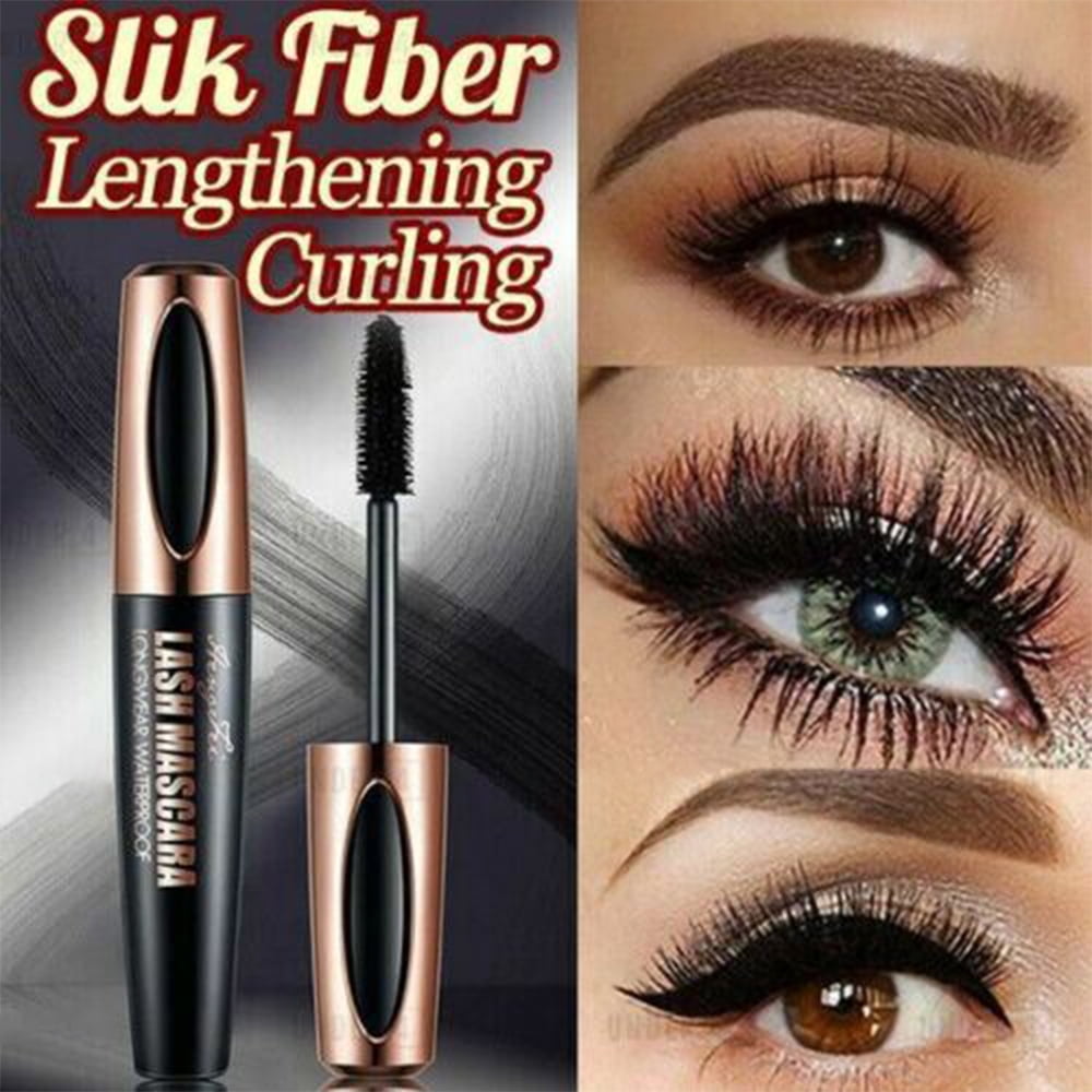 4D Silk Fibre Mascara Eyelash Waterproof Extension Volume Long Lasting Walmart.com
